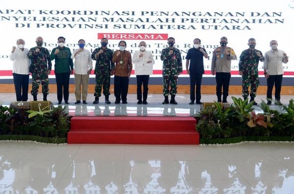 Rapat dengan Menteri ATR Edy Rahmayadi Berharap Persoalan Tanah di Sumut Segera Tuntas